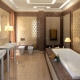 Brown bathroom